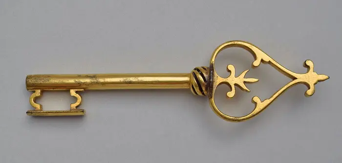 Kammerherrnschlüssel, wohl Dresden, vor 1688