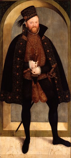 Lucas Cranach d. J., Kurfürst August von Sachsen, 1565