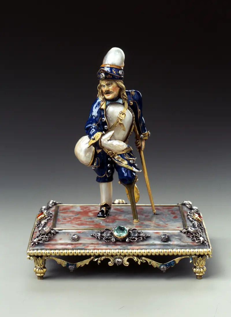 Schwedischer Grenadier mit Stelzfuß, Dresden, wohl 1709-1725