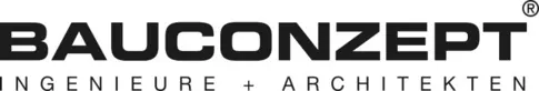 Schriftzug Bauconzept Ingenieure+Architekten