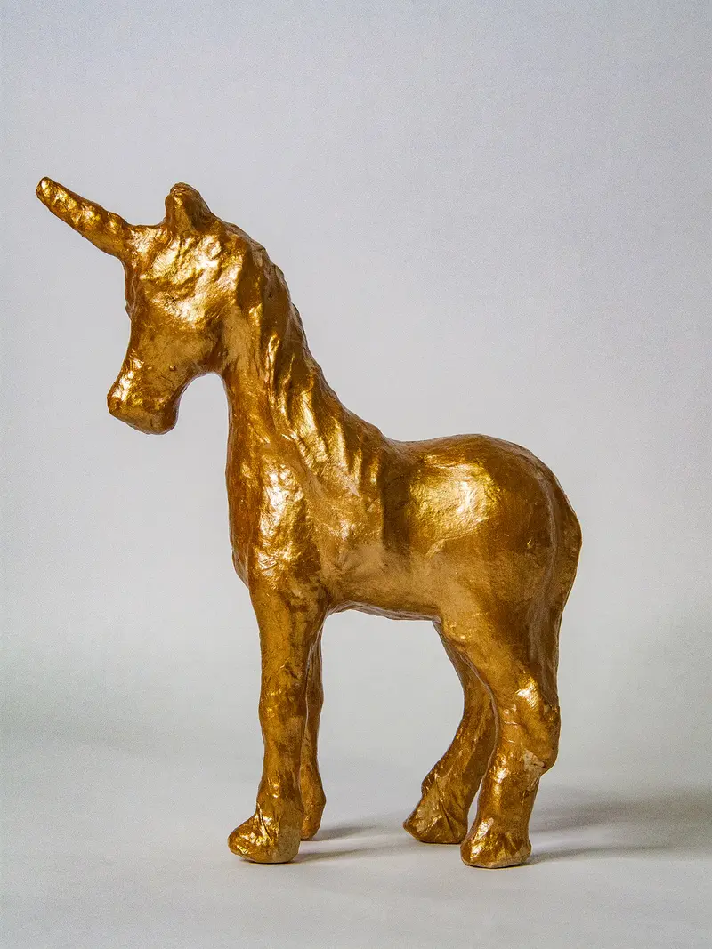 goldenes Einhorn