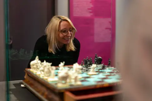 Ausstellungsansicht "Schach! Fürstliche Spielwelten"