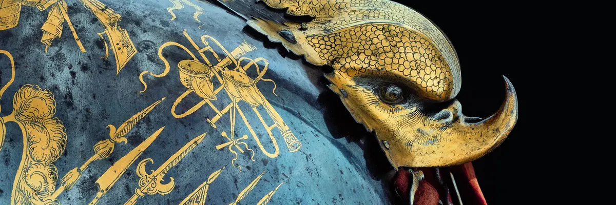 Detail Prunkharnisch, Hieronymus Ringler oder Hans Roth, Augsburg 1622